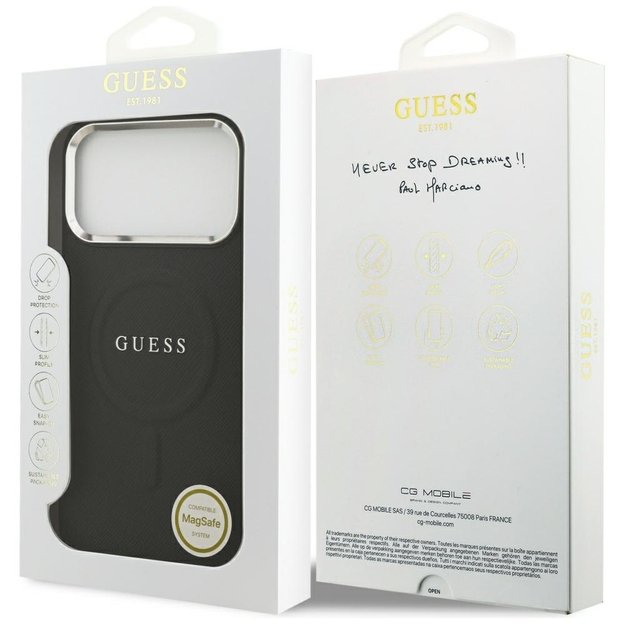 Guess Classic Logo MagSafe Case for iPhone 17 Pro Max - Black 7