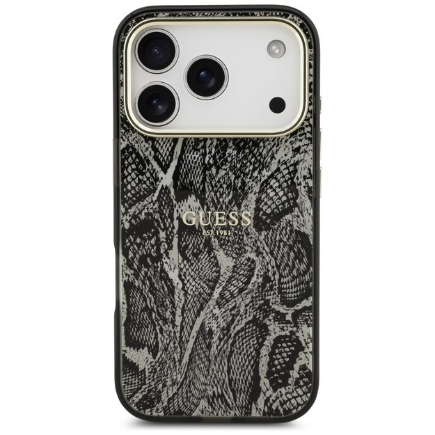 Guess Python Pattern MagSafe Case for iPhone 17 Pro - Black 2