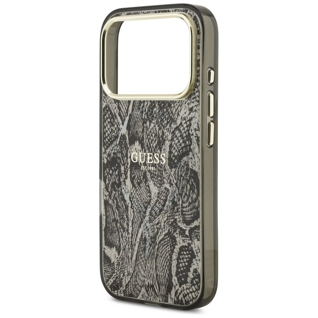 Guess Python Pattern MagSafe Case for iPhone 17 Pro - Black 5