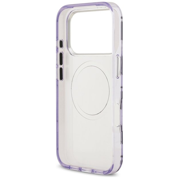 Karl Lagerfeld IML KL Monogram MagSafe Case for iPhone 17 Pro - Purple 1