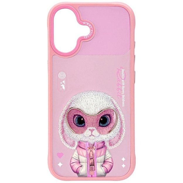 Nimmy Cool&amp Cute 2.0 Rabbit Case for iPhone 17 - Pink