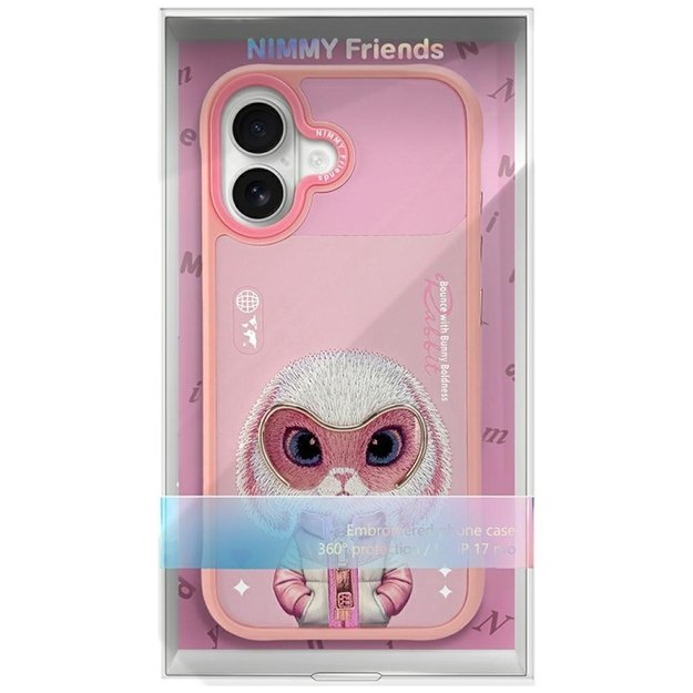 Nimmy Cool&amp Cute 2.0 Rabbit Case for iPhone 17 - Pink 6
