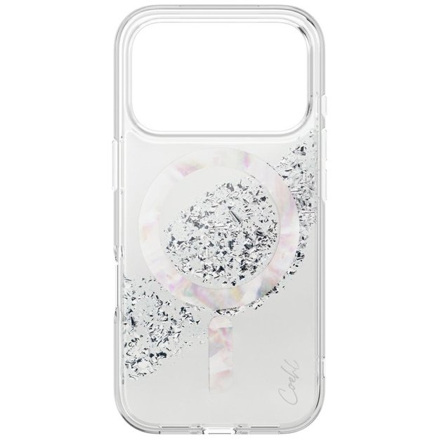 Uniq Coehl Crystelle case for iPhone 17 Pro Max Magnetic Charging - silver 1