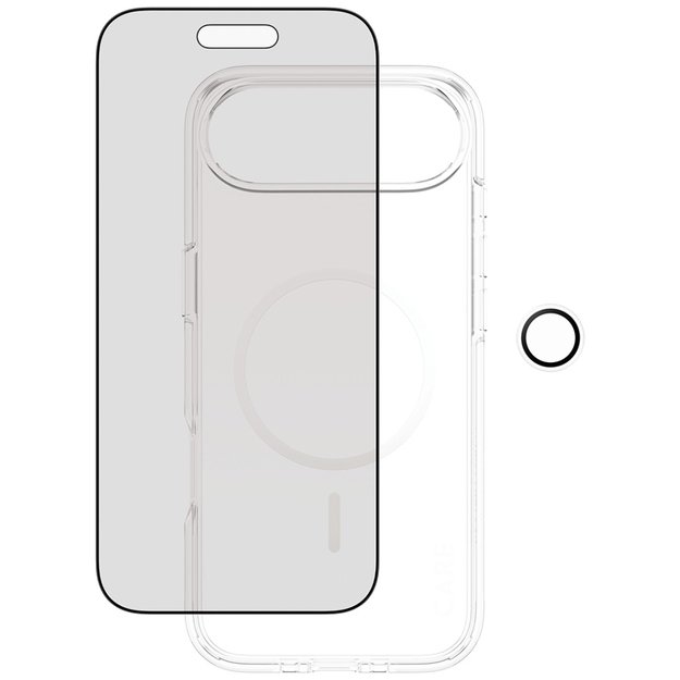 CARE by PanzerGlass Flagship Privacy 3-in-1 Case + Privacy Glass + Lens for iPhone Air 2