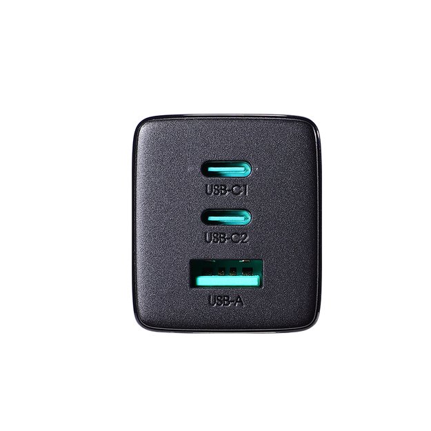 Joyroom fast GaN charger 65W USB-A, 2x USB-C black + USB-C - USB-C cable 100W 1.2m (TCG01) 7