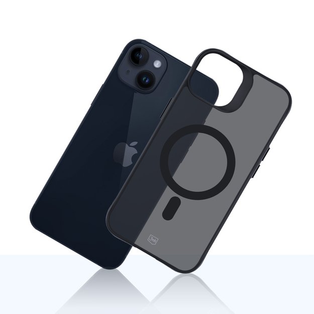 3mk Smoke MagCase with MagSafe for iPhone 14 Plus - Semi-Transparent 11