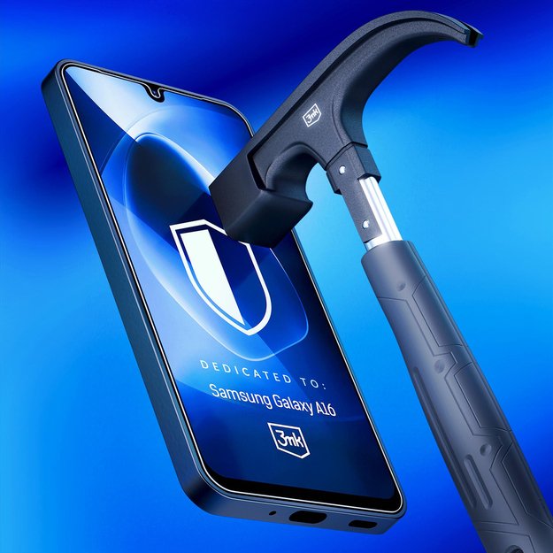 Tempered glass 3mk FlexibleGlass for Samsung Galaxy A16 8