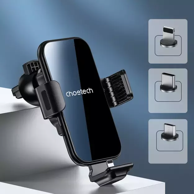 Choetech induction charger with holder + magnetic tips black (T201-F) 8
