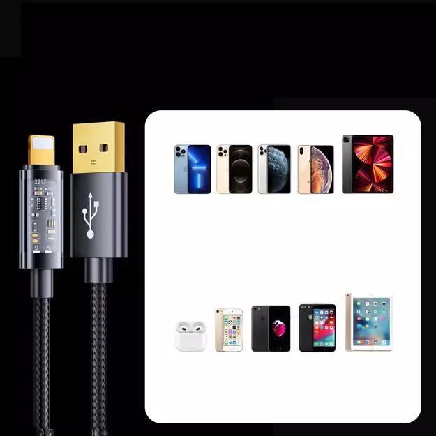 Joyroom S-UL012A12 USB-A / Lightning cable 2.4A 20W 1.2m - blue 8