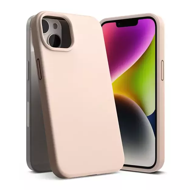 Ringke Apple iPhone 14 Plus 6.7  SILICONE PINK SAND