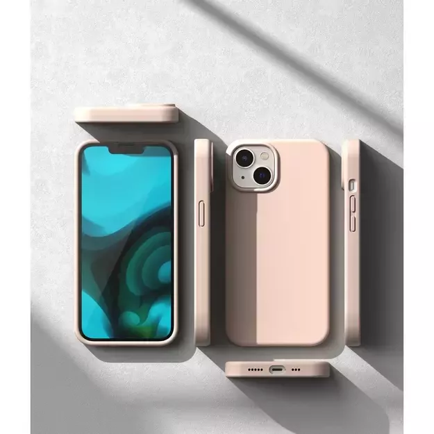Ringke Apple iPhone 14 Plus 6.7  SILICONE PINK SAND 13