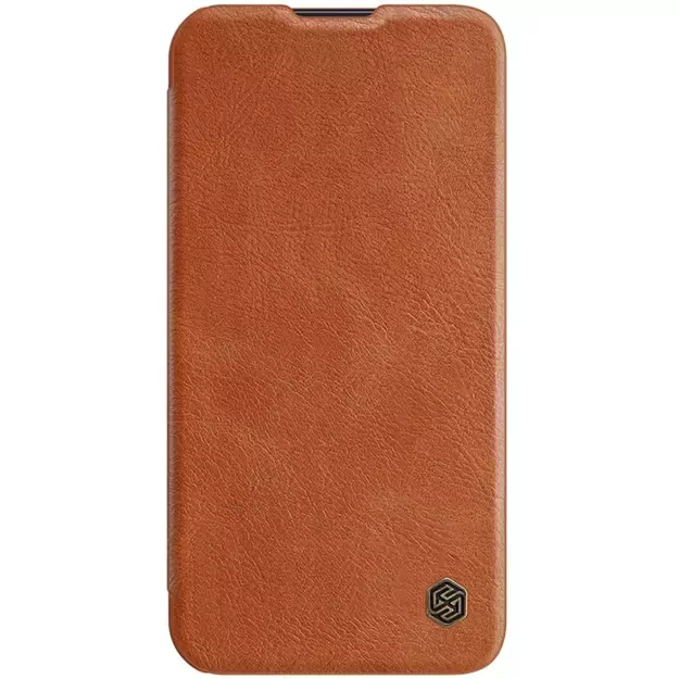 Nillkin Qin Leather Pro Case iPhone 14 Pro Max Camera Cover Holster Cover Flip Case Brown 9