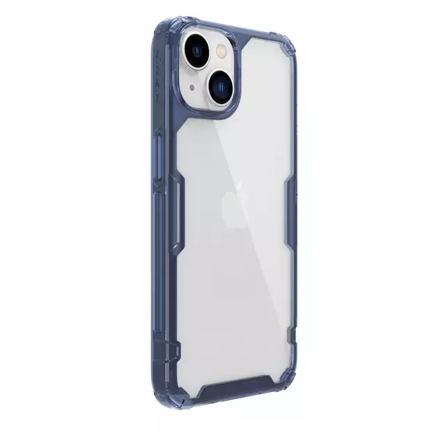 Nillkin Nature Pro iPhone 14 Plus case, armored cover, blue cover 25