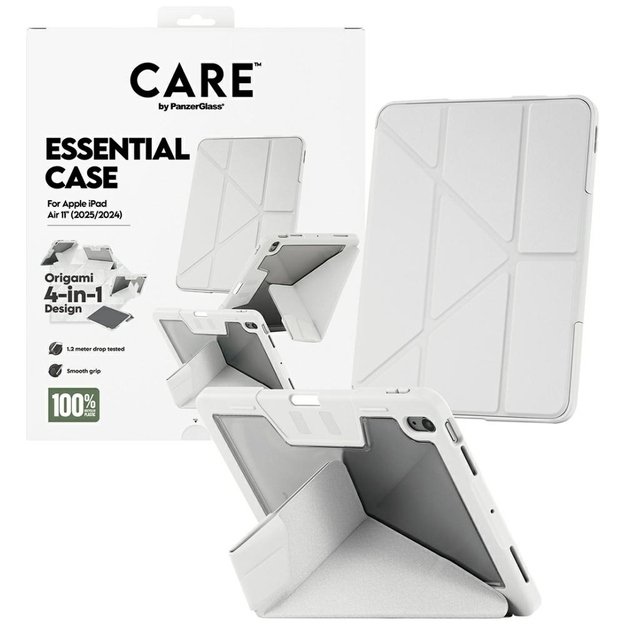 Care by PanzerGlass Y fold case for iPad Air 11&quot  2025 (7th generation) / iPad Air 11&quot  2024 (6th generation) - light gray 3