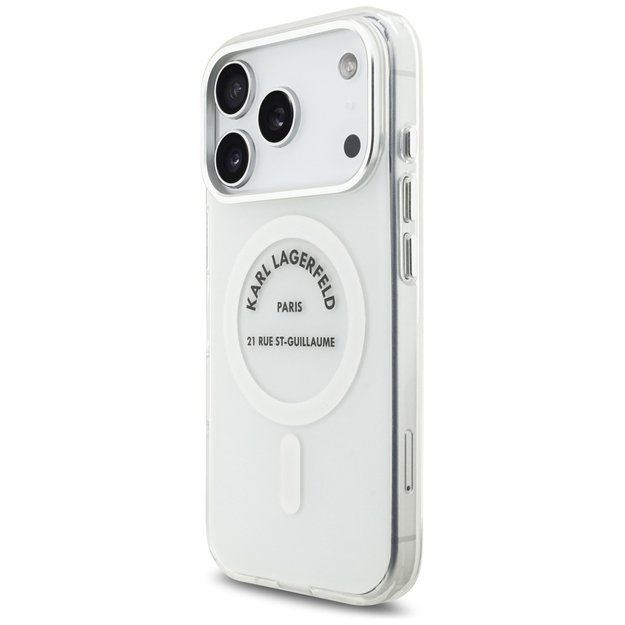 Karl Lagerfeld IML Karl RSG Logo MagSafe Case for iPhone 17 Pro - Transparent 1