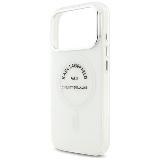 Karl Lagerfeld IML Karl RSG Logo MagSafe Case for iPhone 17 Pro - Transparent 5