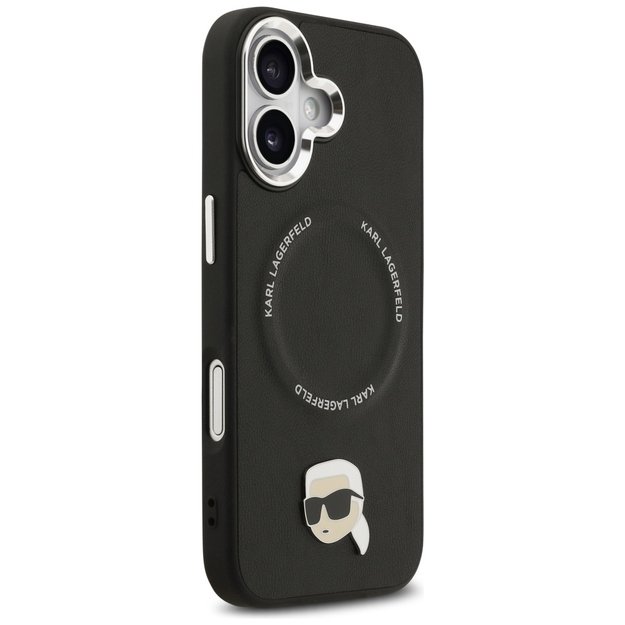 Karl Lagerfeld Karl Pin MagSafe Case for iPhone 17 - Black 3