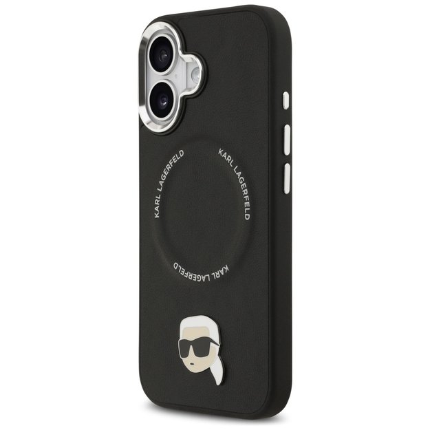 Karl Lagerfeld Karl Pin MagSafe Case for iPhone 17 - Black 1
