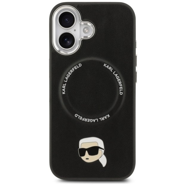 Karl Lagerfeld Karl Pin MagSafe Case for iPhone 17 - Black 2