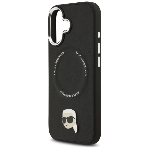 Karl Lagerfeld Karl Pin MagSafe Case for iPhone 17 - Black 5