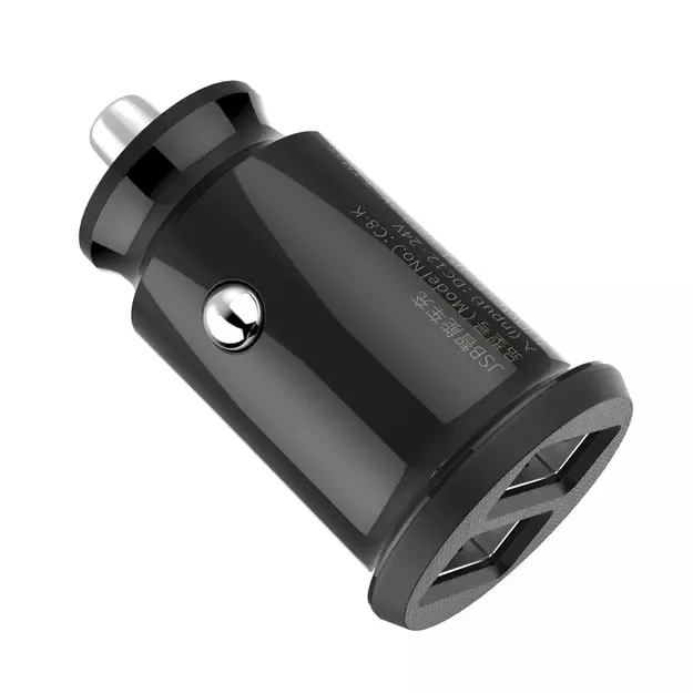 Baseus Grain Car Charger CCALL-ML01 mini charger 2x USB-A 3.1A - black 4