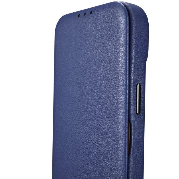 iCarer CE Premium Leather Folio Case iPhone 14 Pro Magnetic Flip Leather Folio Case MagSafe Blue (WMI14220714-BU) 13