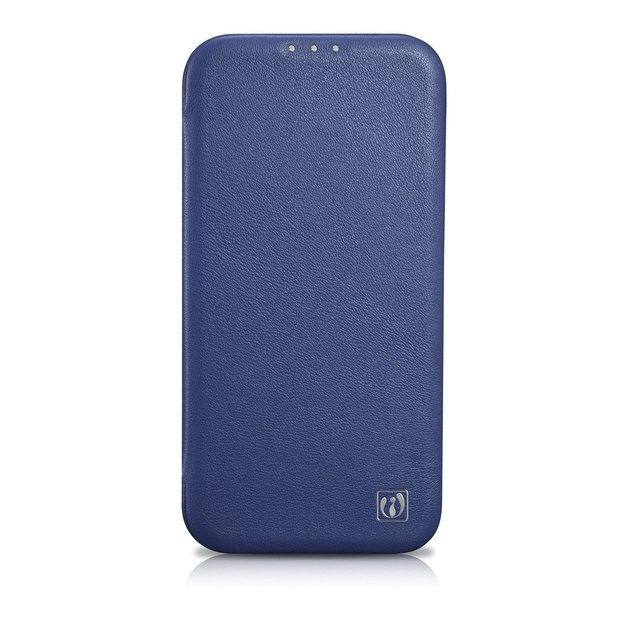 iCarer CE Premium Leather Folio Case iPhone 14 Pro Magnetic Flip Leather Folio Case MagSafe Blue (WMI14220714-BU) 1
