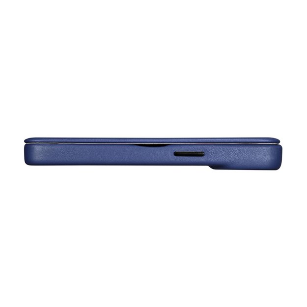 iCarer CE Premium Leather Folio Case iPhone 14 Pro Magnetic Flip Leather Folio Case MagSafe Blue (WMI14220714-BU) 11