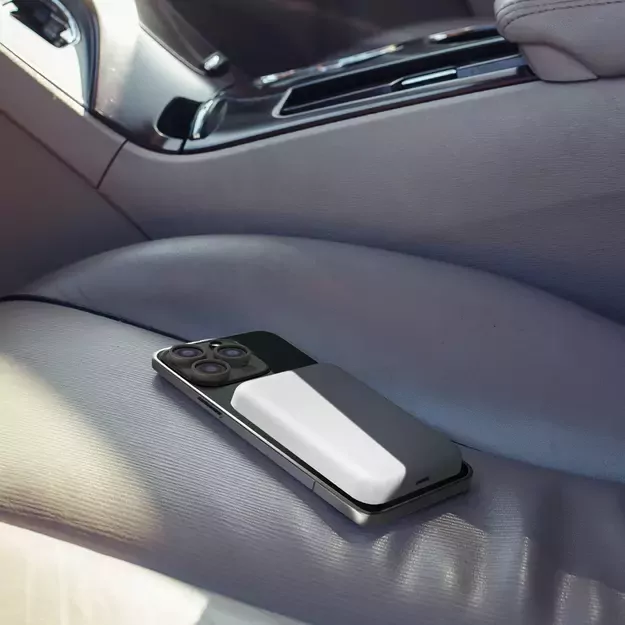 Wozinsky WRW349YWS 10,000 mAh Magnetic Power Bank - White 7
