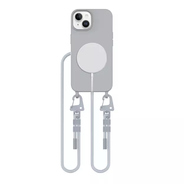 Tech-Protect MagNecklace MagSafe iPhone 15 Case - Gray