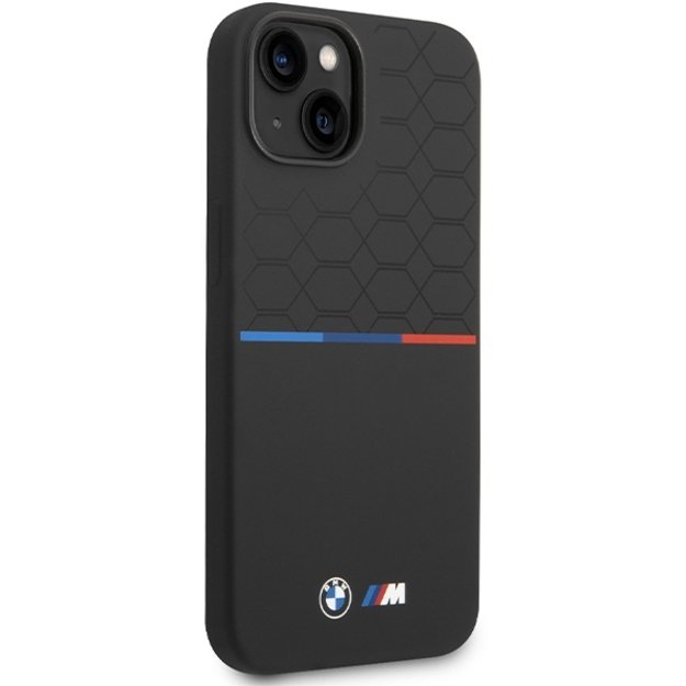 BMW M Silicone Pattern MagSafe Case for iPhone 15/14/13 - Black 3