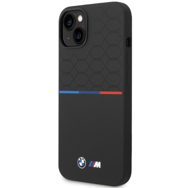 BMW M Silicone Pattern MagSafe Case for iPhone 15/14/13 - Black 1