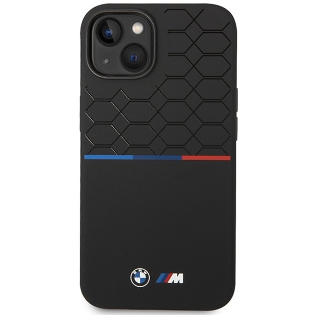 BMW M Silicone Pattern MagSafe Case for iPhone 15/14/13 - Black 2