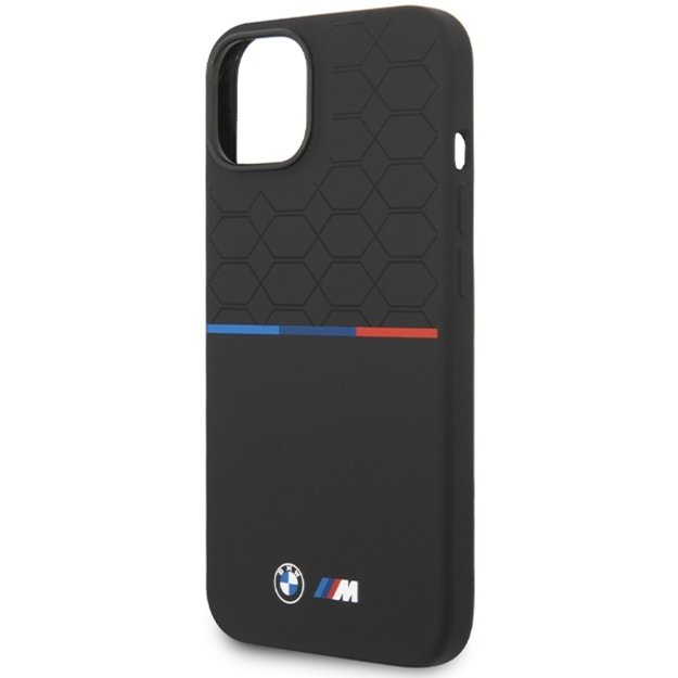 BMW M Silicone Pattern MagSafe Case for iPhone 15/14/13 - Black 5