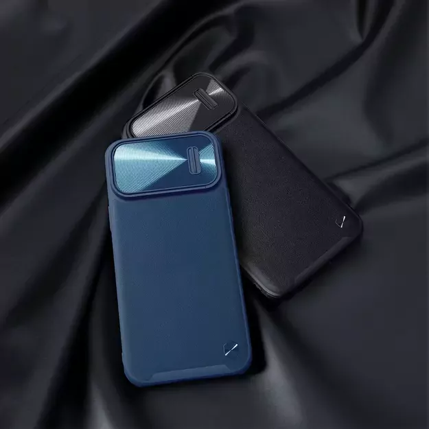Nillkin CamShield Leather S Case iPhone 14 Pro Max case with camera cover black 12
