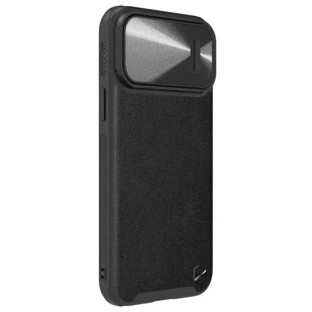 Nillkin CamShield Leather S Case iPhone 14 Pro Max case with camera cover black 2