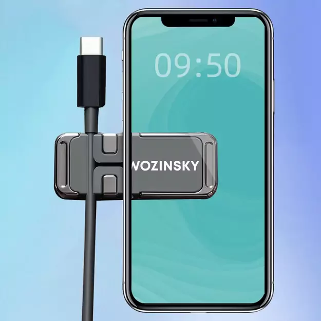 Wozinsky Magnetic Phone Holder with Cable Organizer (WMCDO-B1) 5