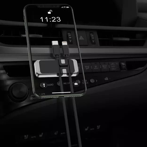 Wozinsky Magnetic Phone Holder with Cable Organizer (WMCDO-B1) 8