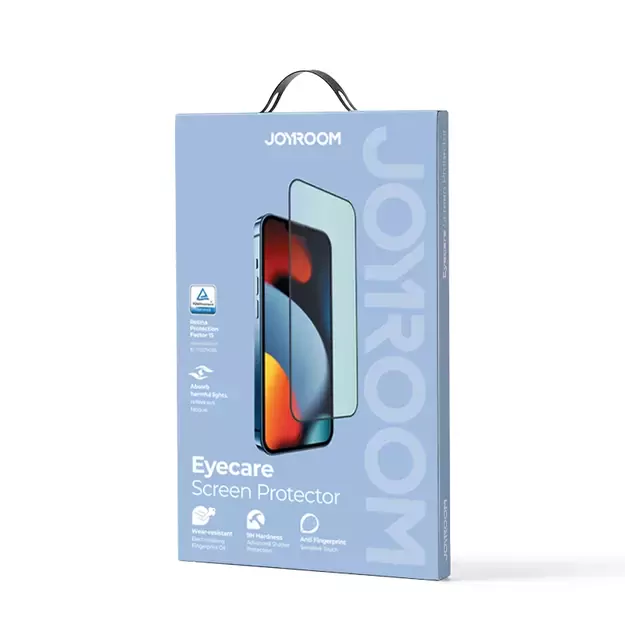 Joyroom Knight Green Glass for iPhone 14 Pro with Full Screen Anti Blue Light Filter (JR-G02) 4