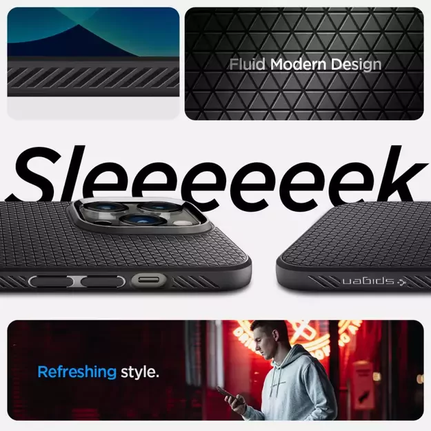 Spigen Liquid Air Case for iPhone 14 Pro Max - Matte Black 35