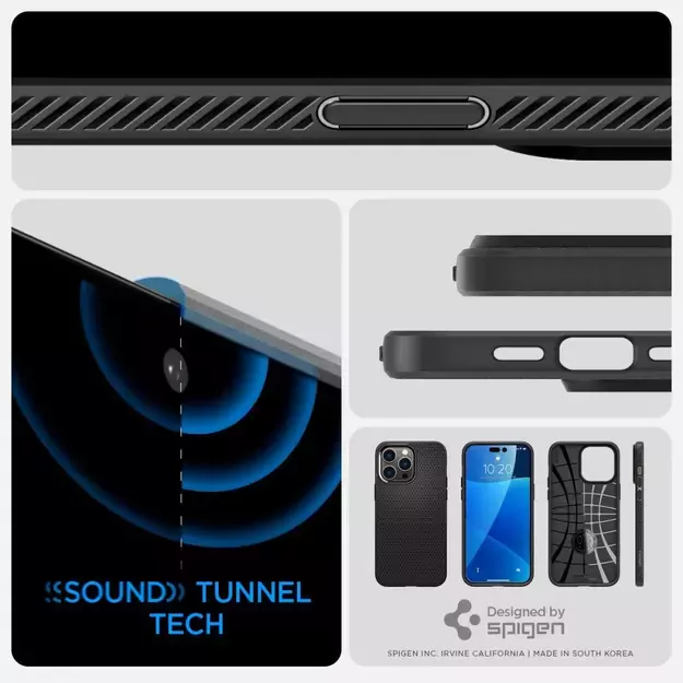 Spigen Liquid Air Case for iPhone 14 Pro Max - Matte Black 21