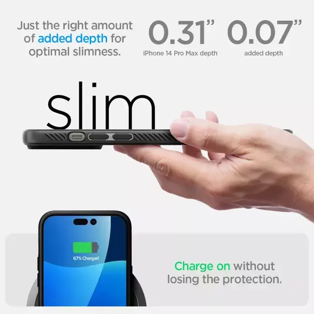 Spigen Liquid Air Case for iPhone 14 Pro Max - Matte Black 19