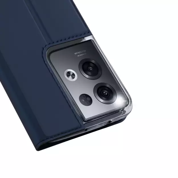 Dux Ducis Skin Pro case for Oppo Reno 8 Pro flip cover card wallet stand blue 12