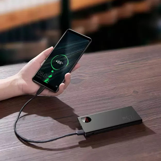 Baseus Adaman Metal Power Bank with Fast Charging 10000mAh 22.5W (Overseas Edition 2021) Black 10