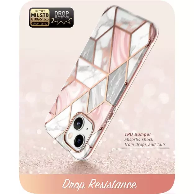 Supcase Cosmo iPhone 14 Plus Case - Pink Marble 8