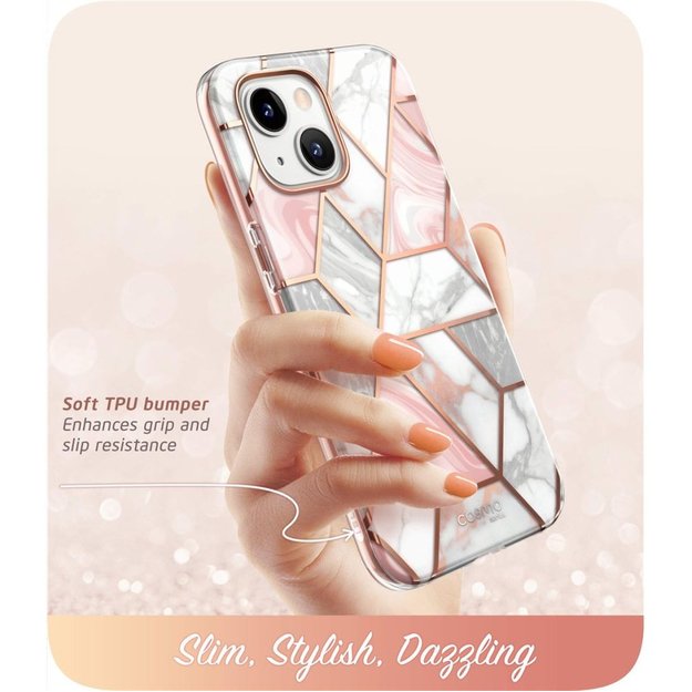 Supcase Cosmo iPhone 14 Plus Case - Pink Marble 1