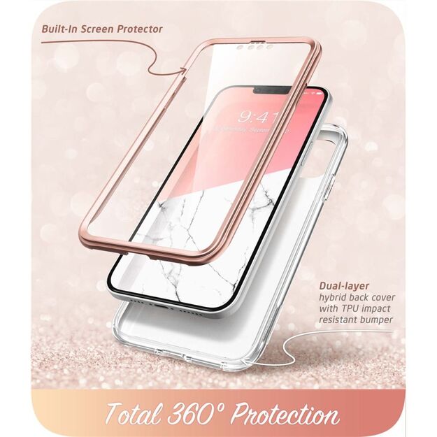 Supcase Cosmo iPhone 14 Plus Case - Pink Marble 2