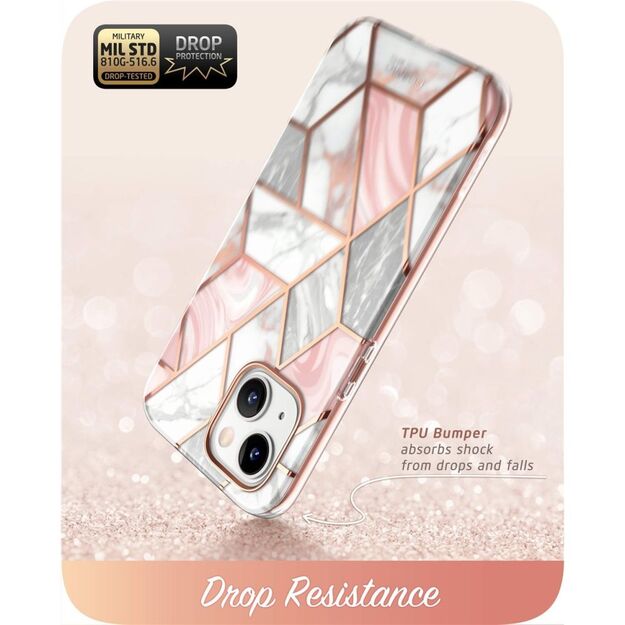 Supcase Cosmo iPhone 14 Plus Case - Pink Marble 3