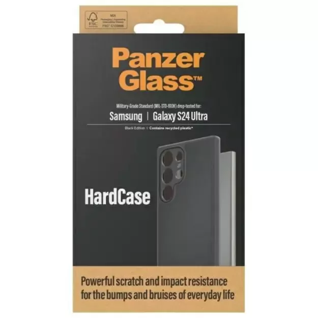 PanzerGlass HardCase Military grade for Samsung Galaxy S24 Ultra - black 6