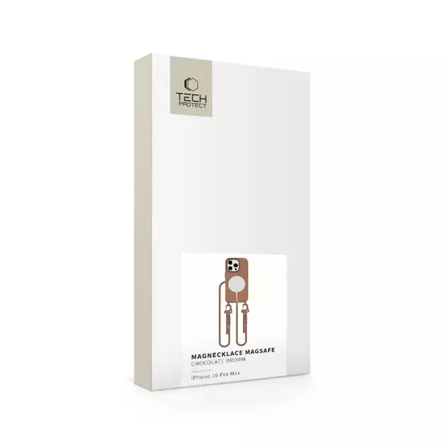 Tech-Protect MagNecklace MagSafe Case for iPhone 16 Pro Max - Brown 10